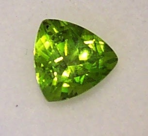 Wholesale, Natural Genuine Pakistani Peridot, 4, 5, or 6mm Trillion Cut,  VVS, Loose Stone, August Birthstone