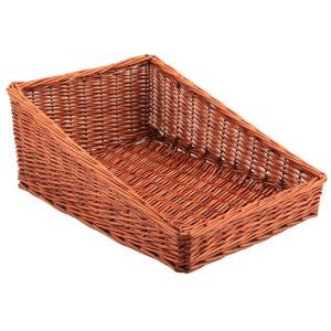 Wicker Display Basket Sloping Sides 46cm x 36cm x 20cm