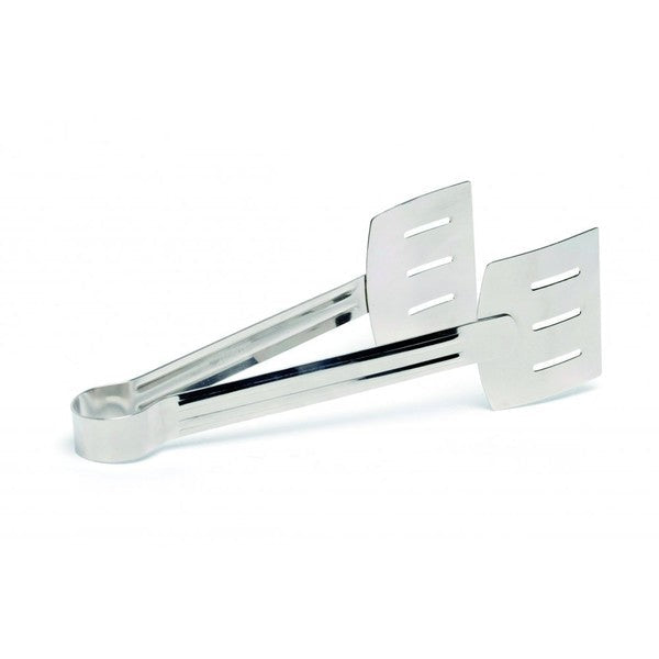 Wide Blade Tongs Stainless Steel 24cm