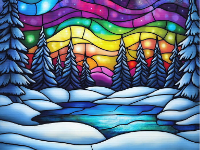 Winter Wonderland Frozen Lake