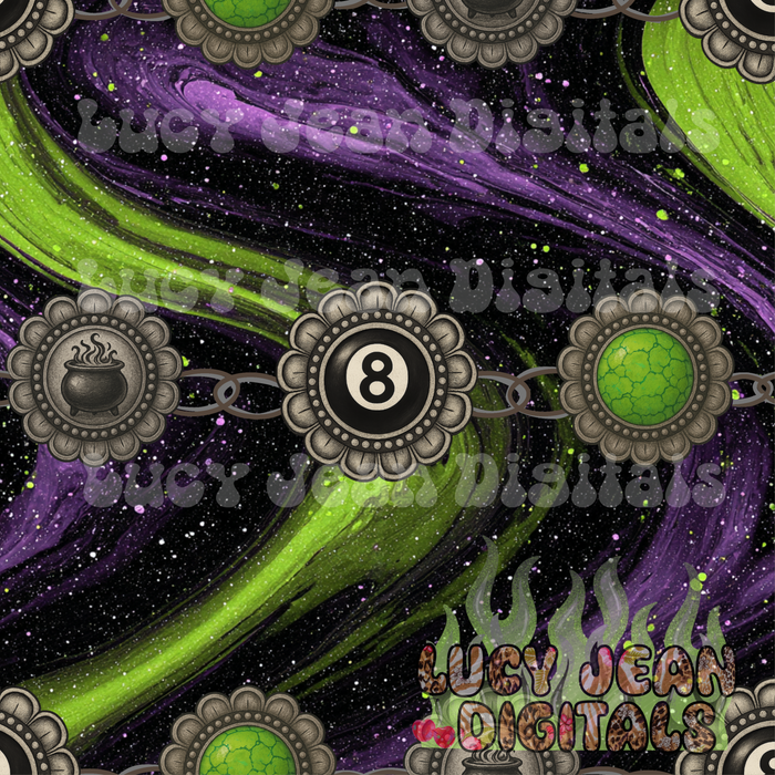 Witches Brew Concho Belt Seamless File