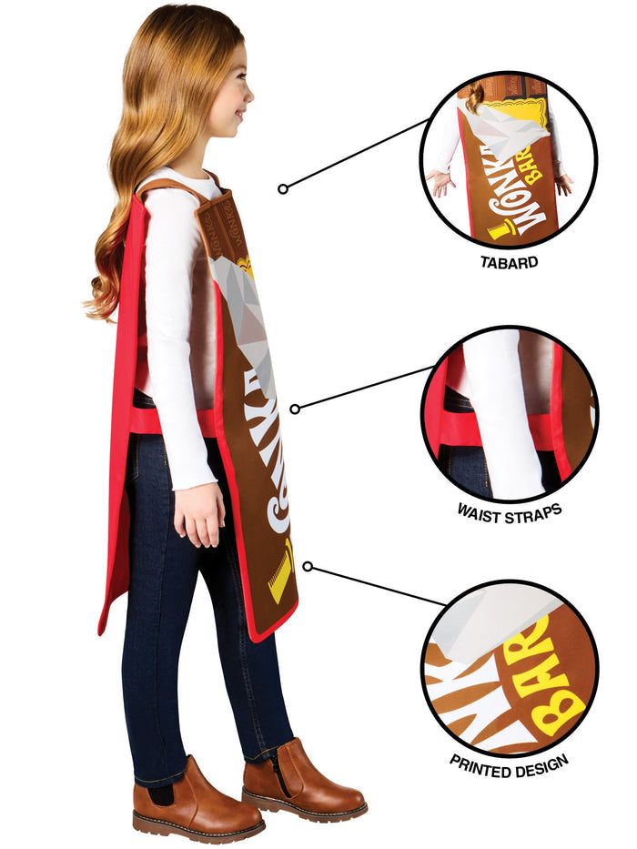 Wonka Bar Tabard Kids Costume