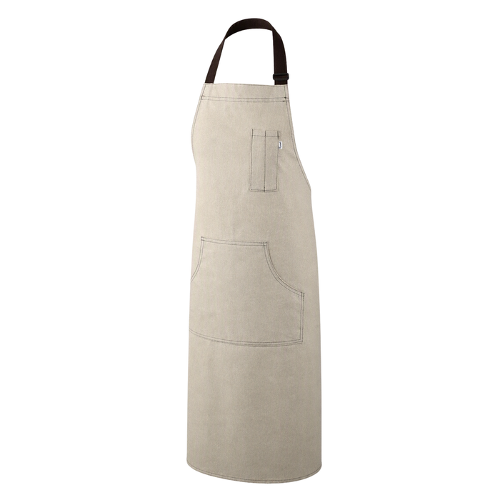Work Range Bib Apron Cotton Canvas With 1 Middle & 1 Pen/Spoon Pocket 89cm X 96cm