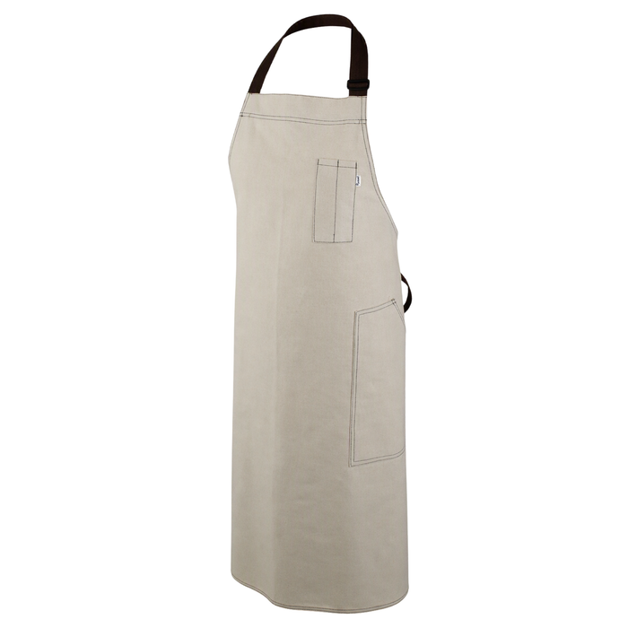 Work Range Bib Apron Cotton Canvas With 2 Hip & 1 Pen/Spoon Pocket 89cm X 96cm