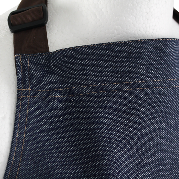 Work Range Bib Apron Denim With 2 Hip & 1 Pen/Spoon Pocket 89cm X 96cm