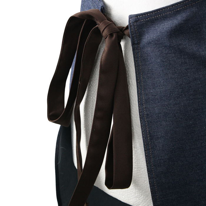 Work Range Bib Apron Denim With 2 Hip & 1 Pen/Spoon Pocket 89cm X 96cm