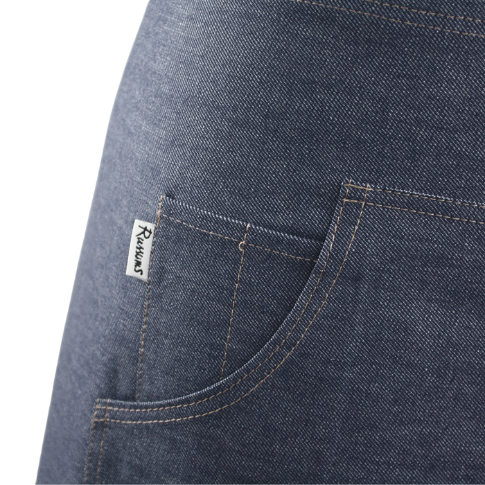 Work Range Waist Apron Denim With 1 Middle Pocket 75cm X 42cm