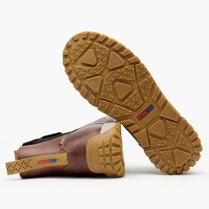 XTRATUFF Men's Waterproof Leather Ankle Deck Boot