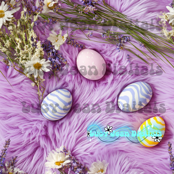 Zebra easter eggs faux fur Seamless File