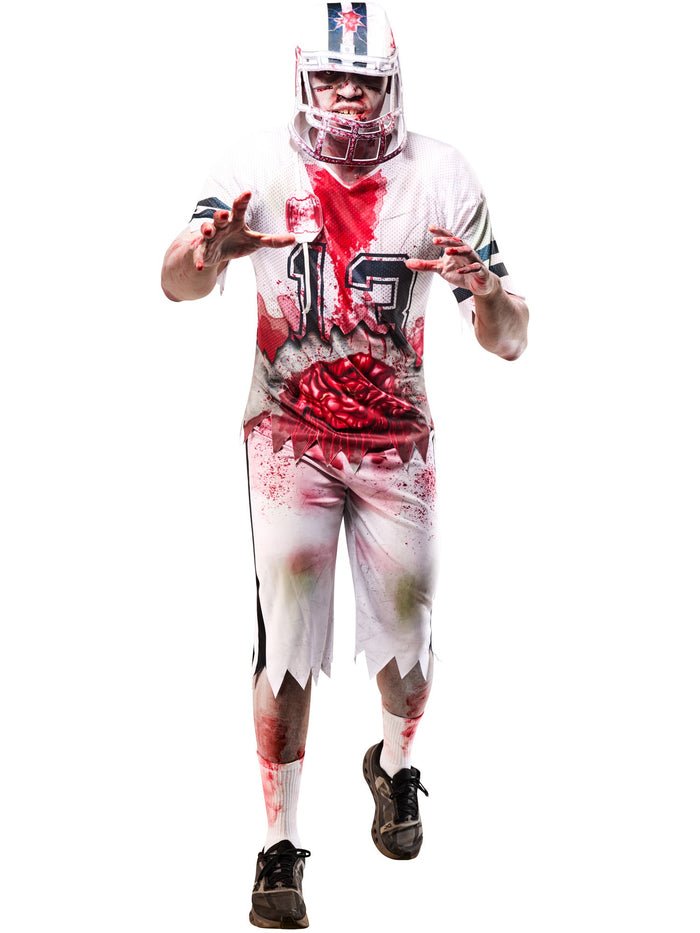 Zombie American Footballer Adult Costume