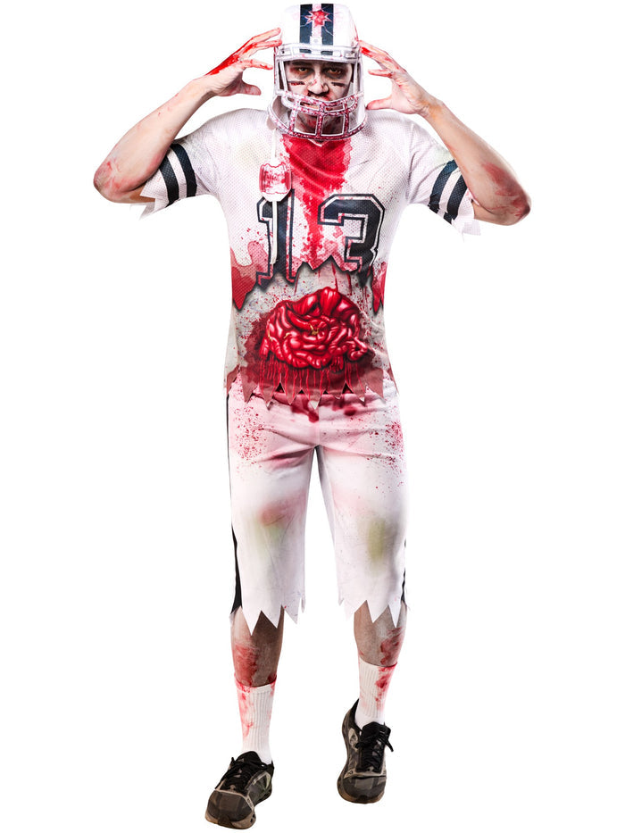 Zombie American Footballer Adult Costume